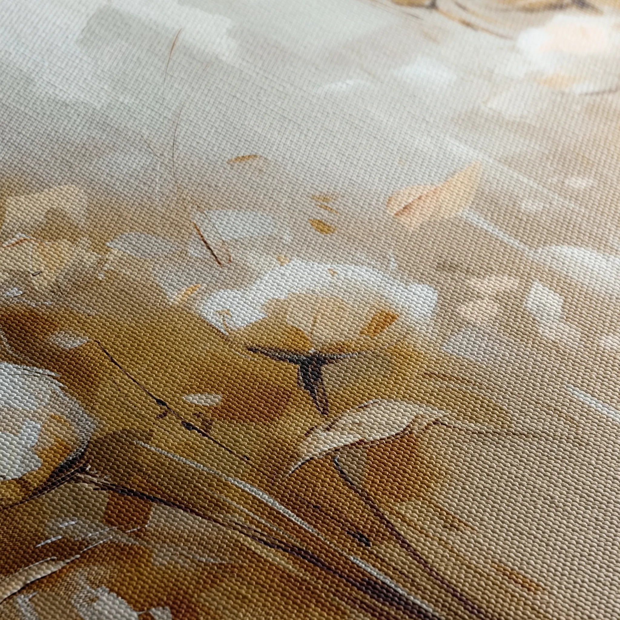 Floral 856 Canvas Art 18" x 24" / 45 x 60 cm / Black