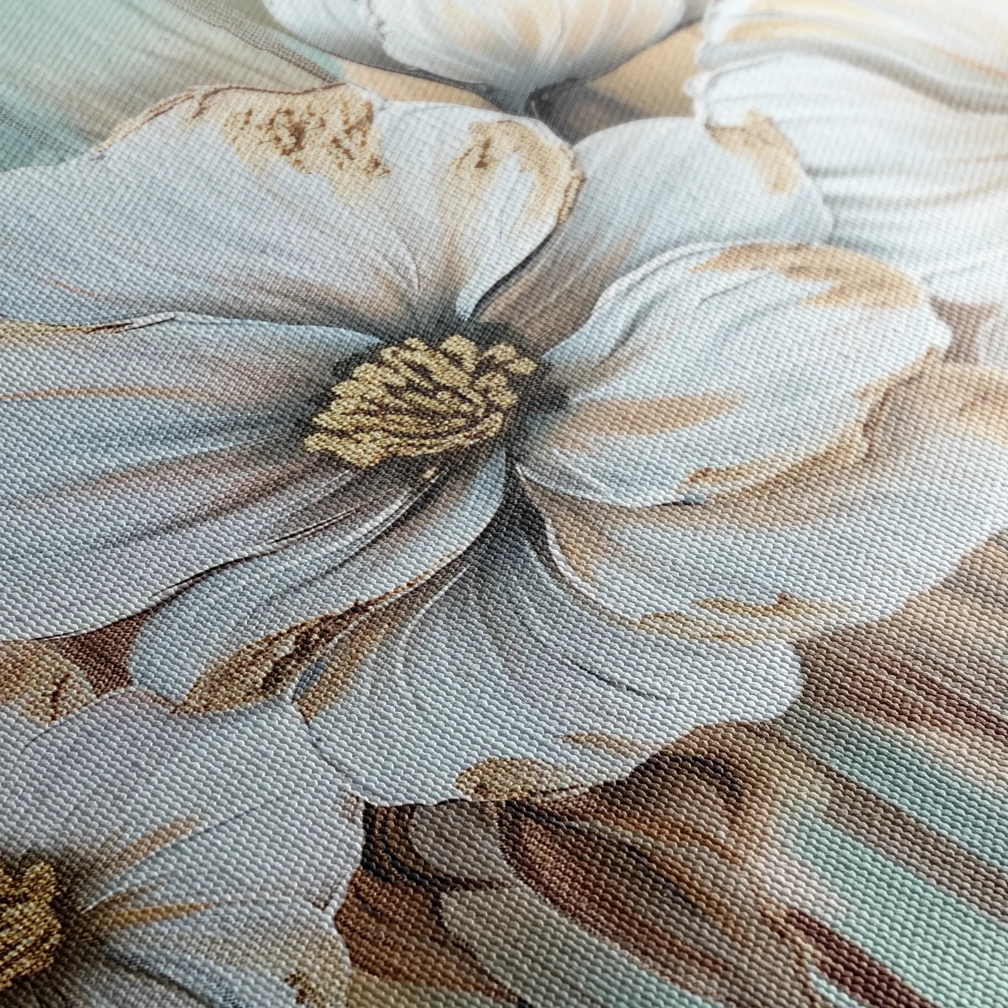 Floral 858 Canvas Art 18" x 24" / 45 x 60 cm / Black