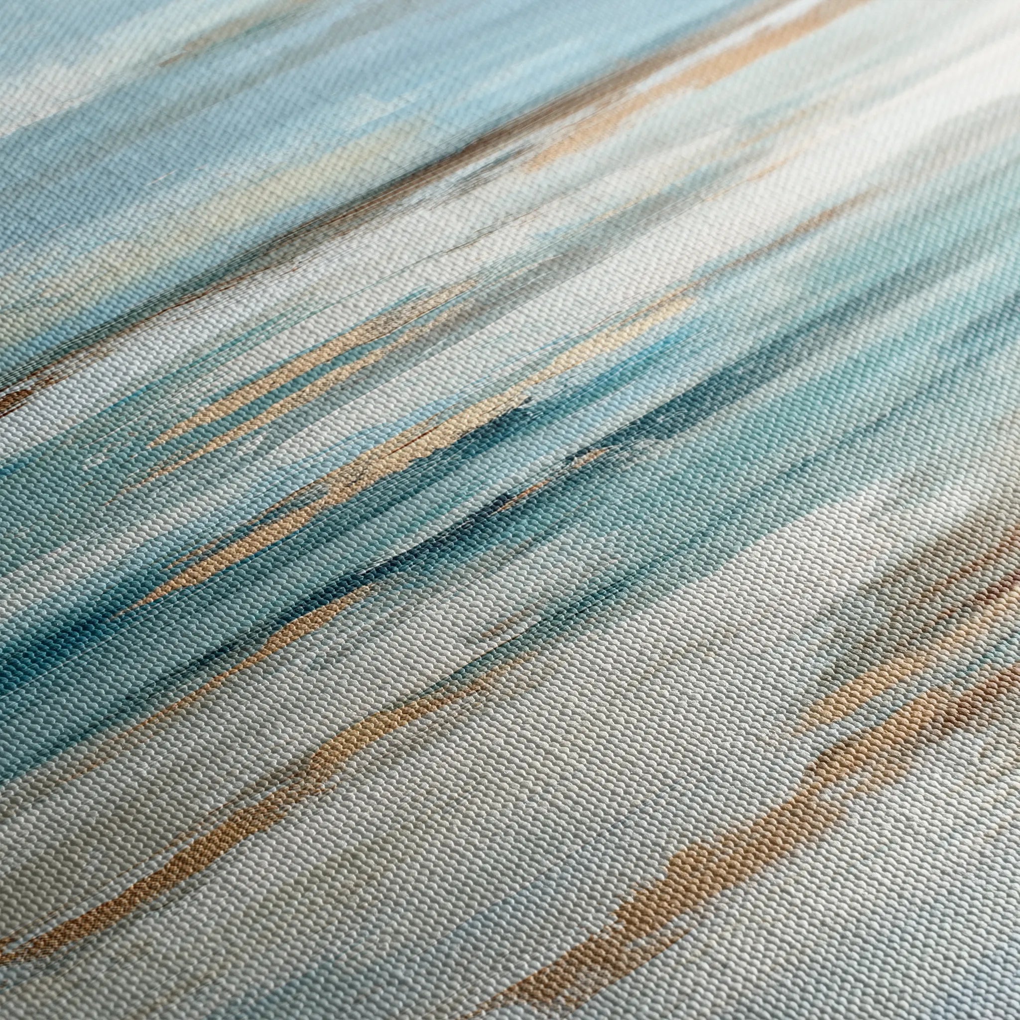 Abstract 859 Canvas Art 16" x 16" / 40 x 40 cm / Black