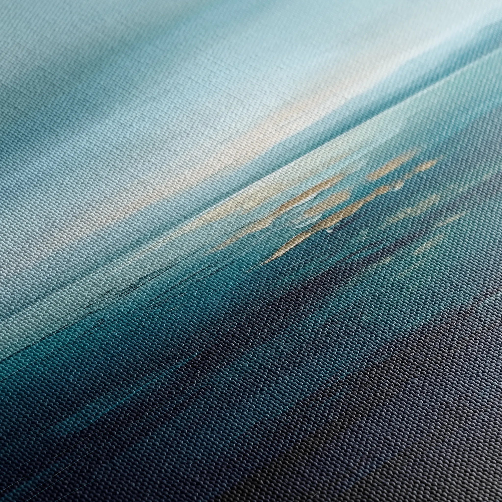 Abstract 881 Canvas Art 16" x 16" / 40 x 40 cm / Black