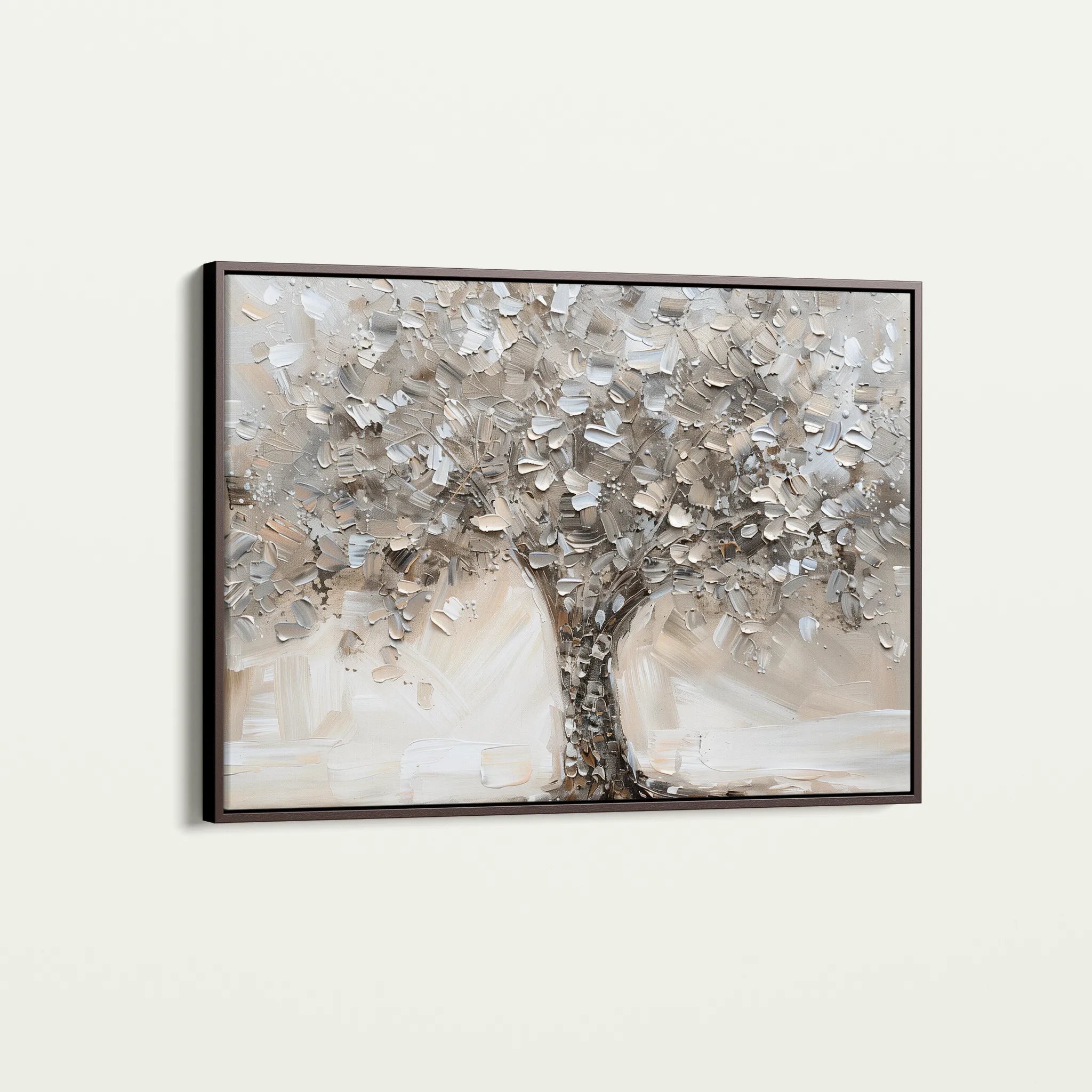 Floral 889 Canvas Art 18" x 24" / 45 x 60 cm / Black
