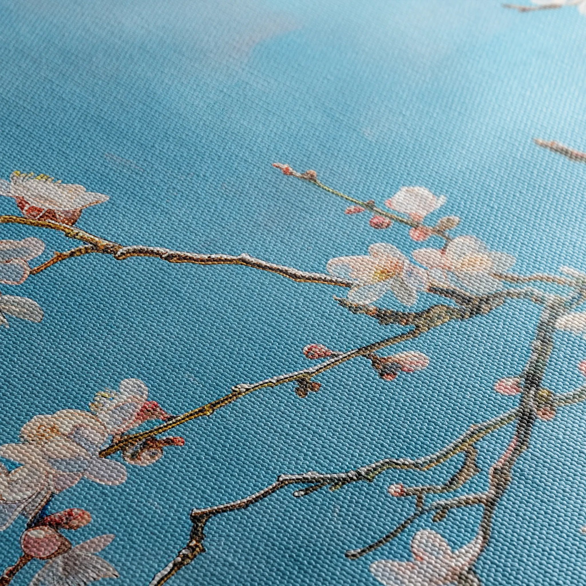 Floral 892 Canvas Art 18" x 24" / 45 x 60 cm / Black