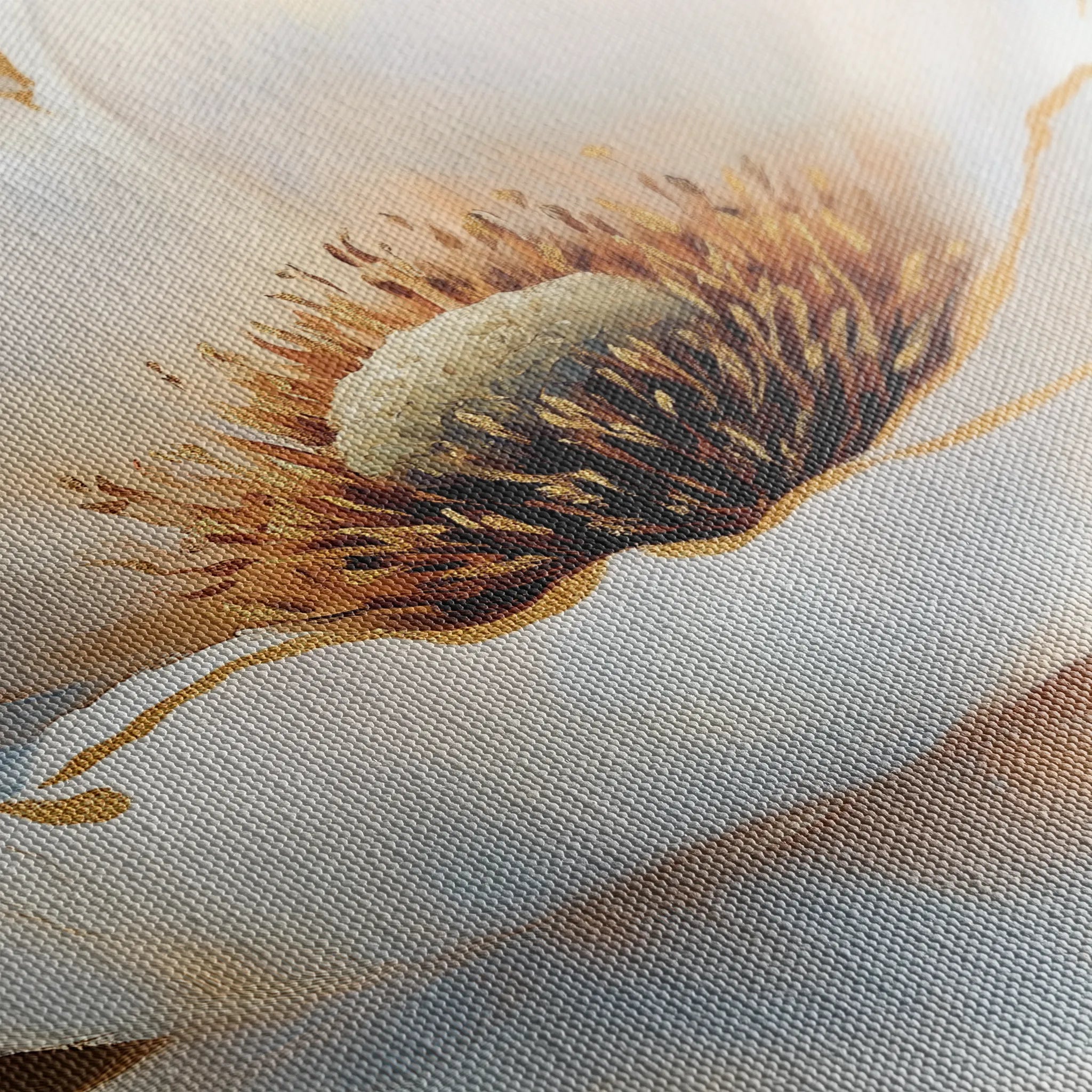 Floral 901 Canvas Art 18" x 24" / 45 x 60 cm / Black
