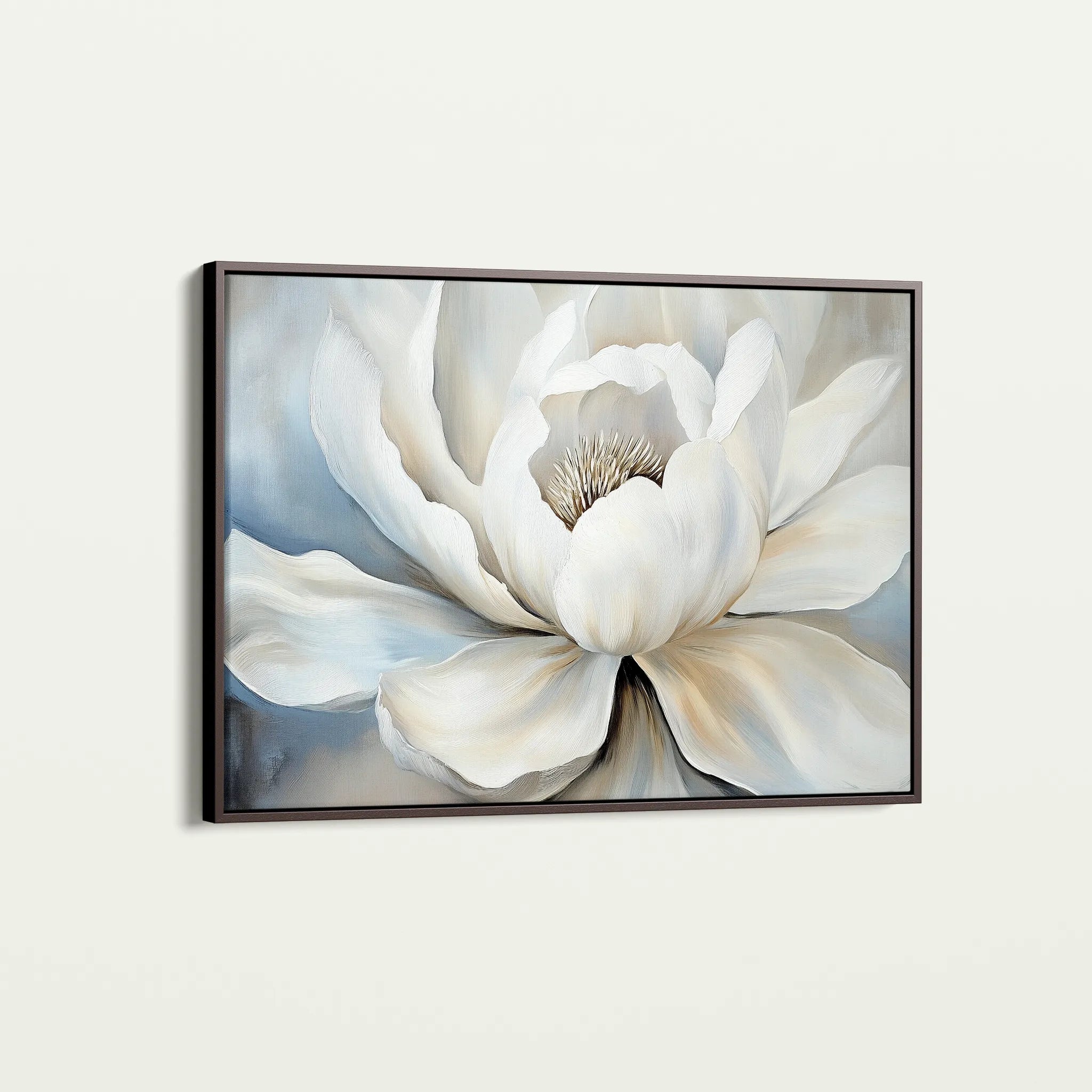 Floral 906 Canvas Art 18" x 24" / 45 x 60 cm / Black