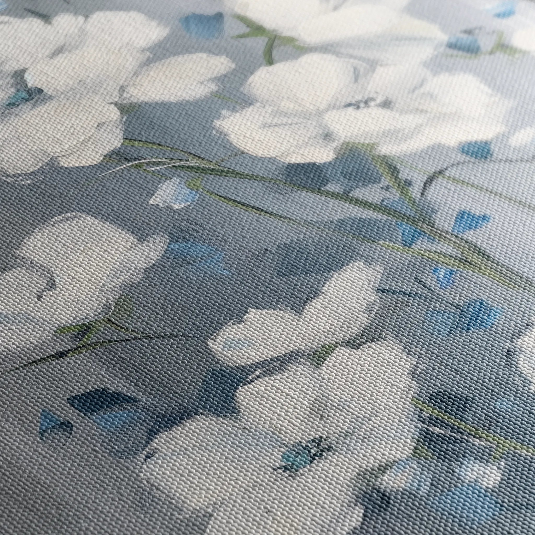 Floral 912 Canvas Art 18" x 24" / 45 x 60 cm / Black