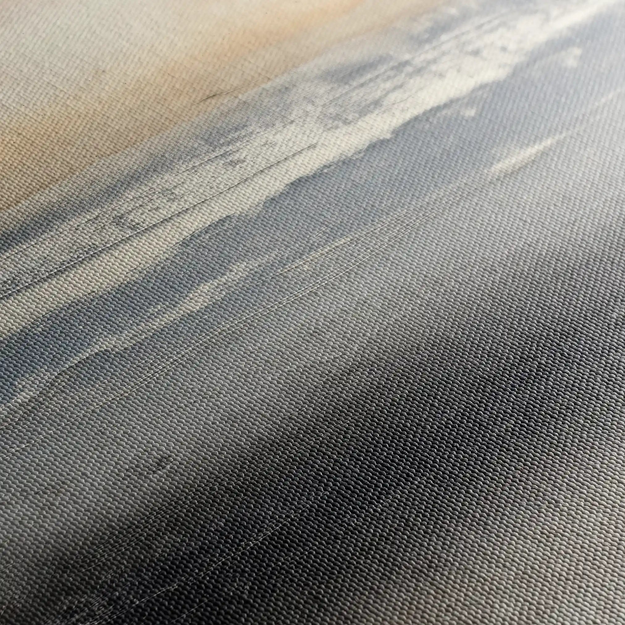Abstract 915 Canvas Art 16" x 16" / 40 x 40 cm / Black