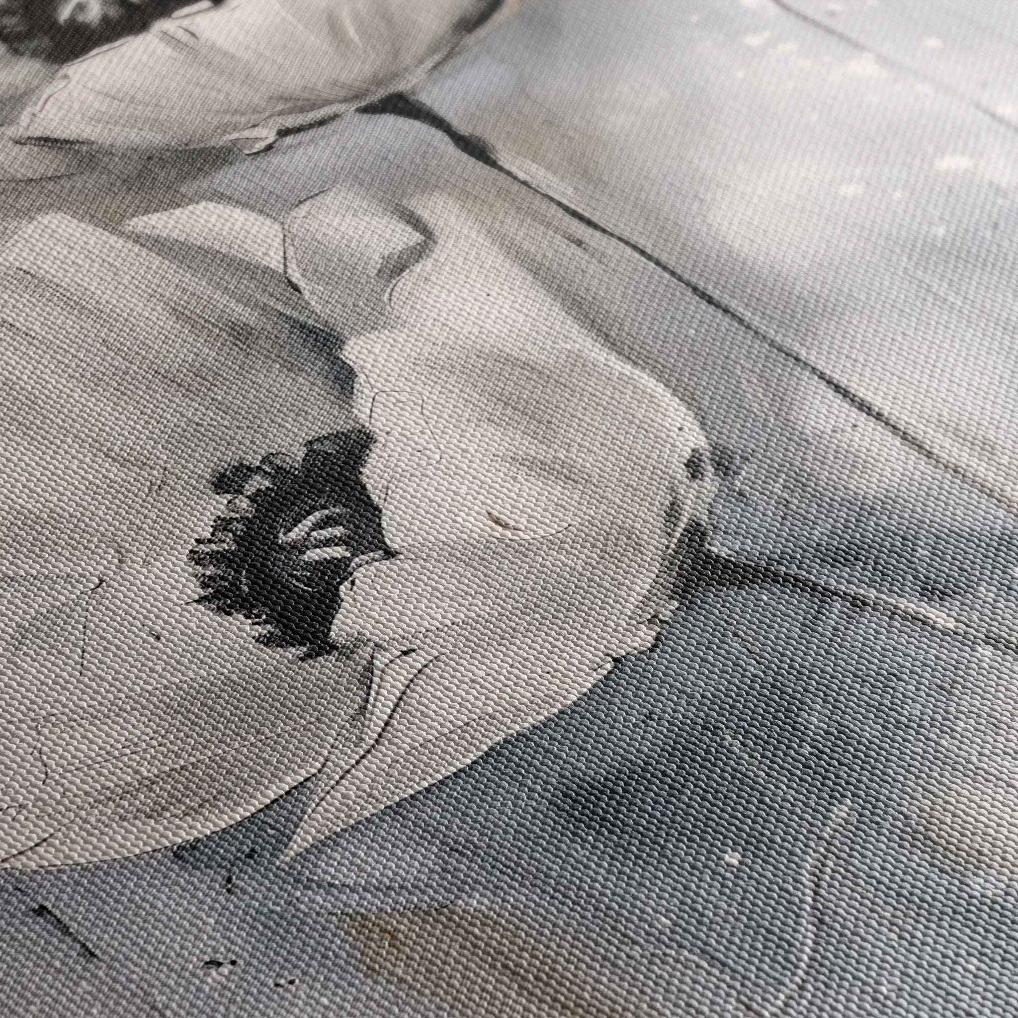 Floral 916 Canvas Art 18" x 24" / 45 x 60 cm / Black