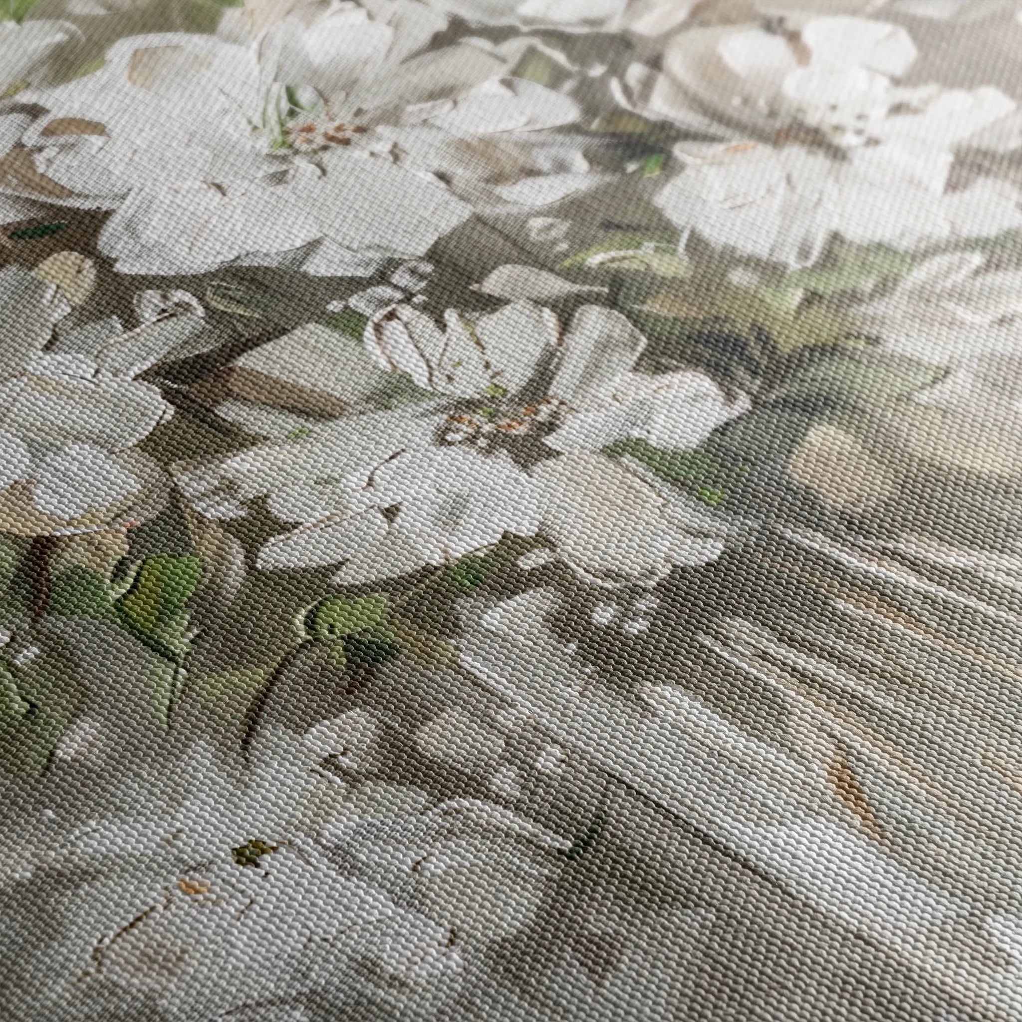 Floral 917 Canvas Art 18" x 24" / 45 x 60 cm / Black