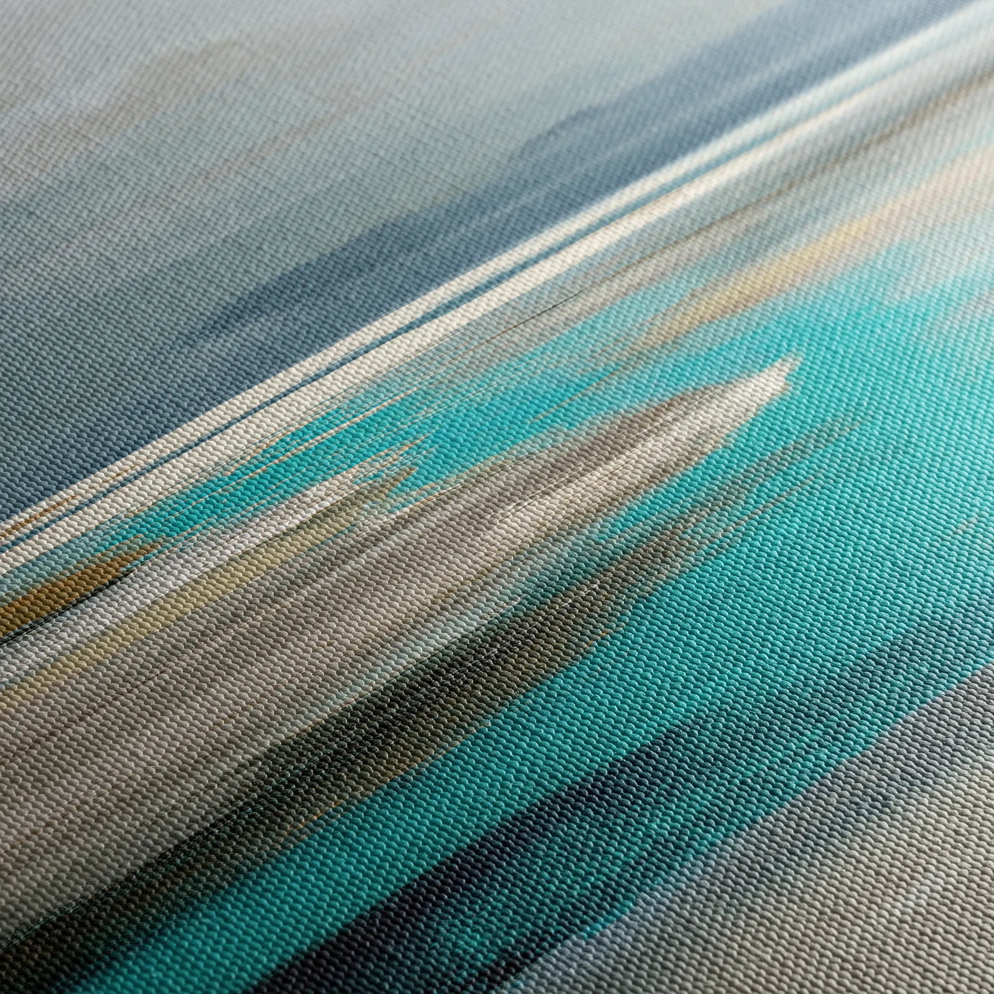 Abstract 931 Canvas Art 16" x 16" / 40 x 40 cm / Black