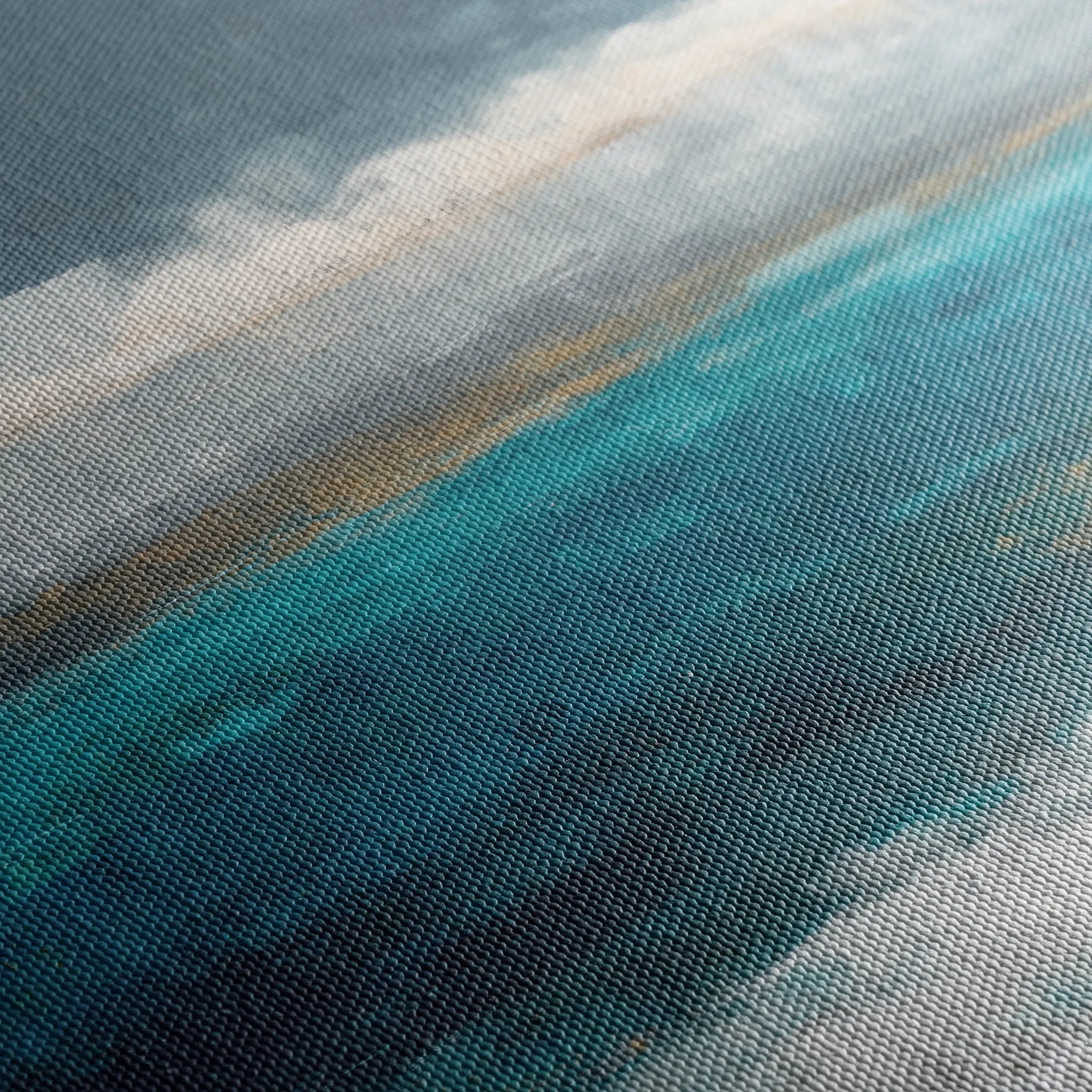 Abstract 941 Canvas Art 16" x 16" / 40 x 40 cm / Black