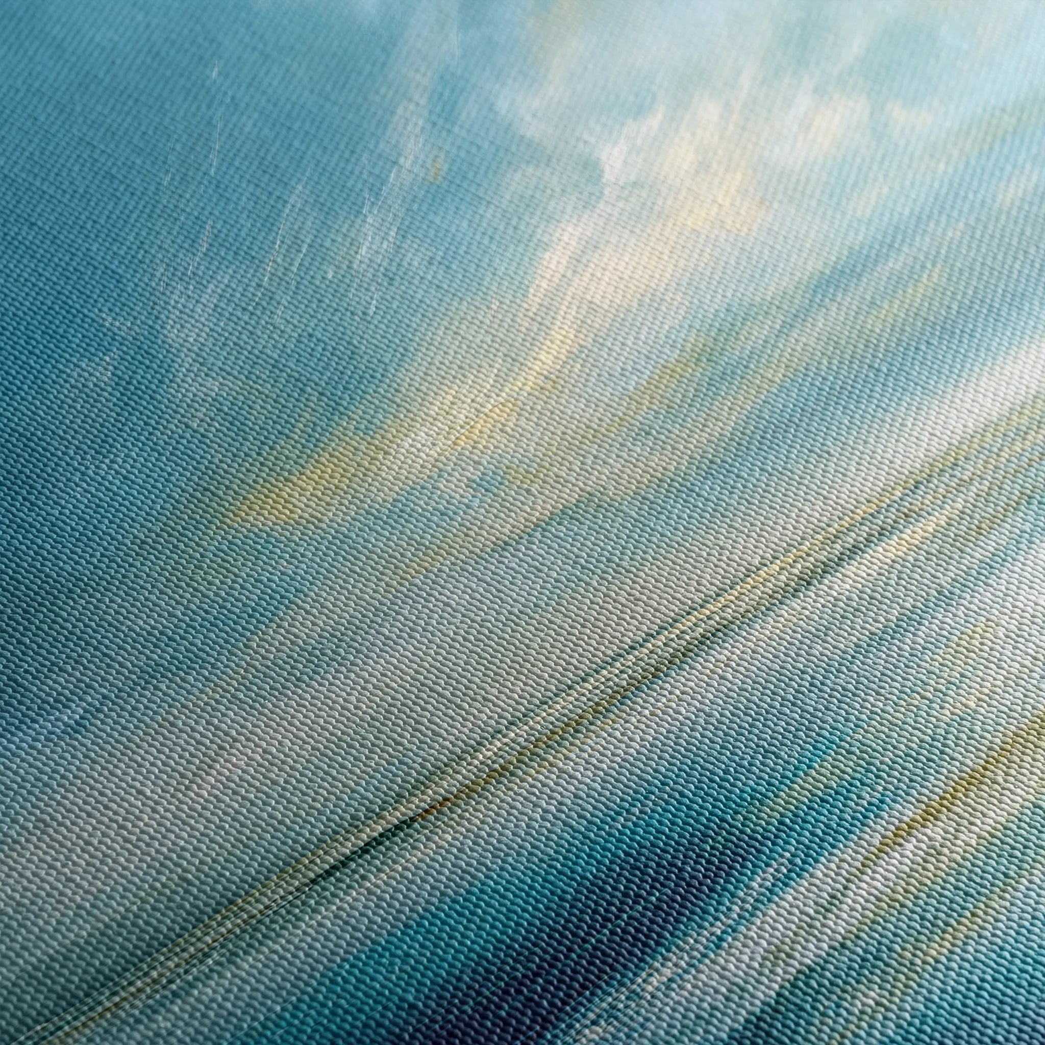 Abstract 944 Canvas Art 16" x 16" / 40 x 40 cm / Black