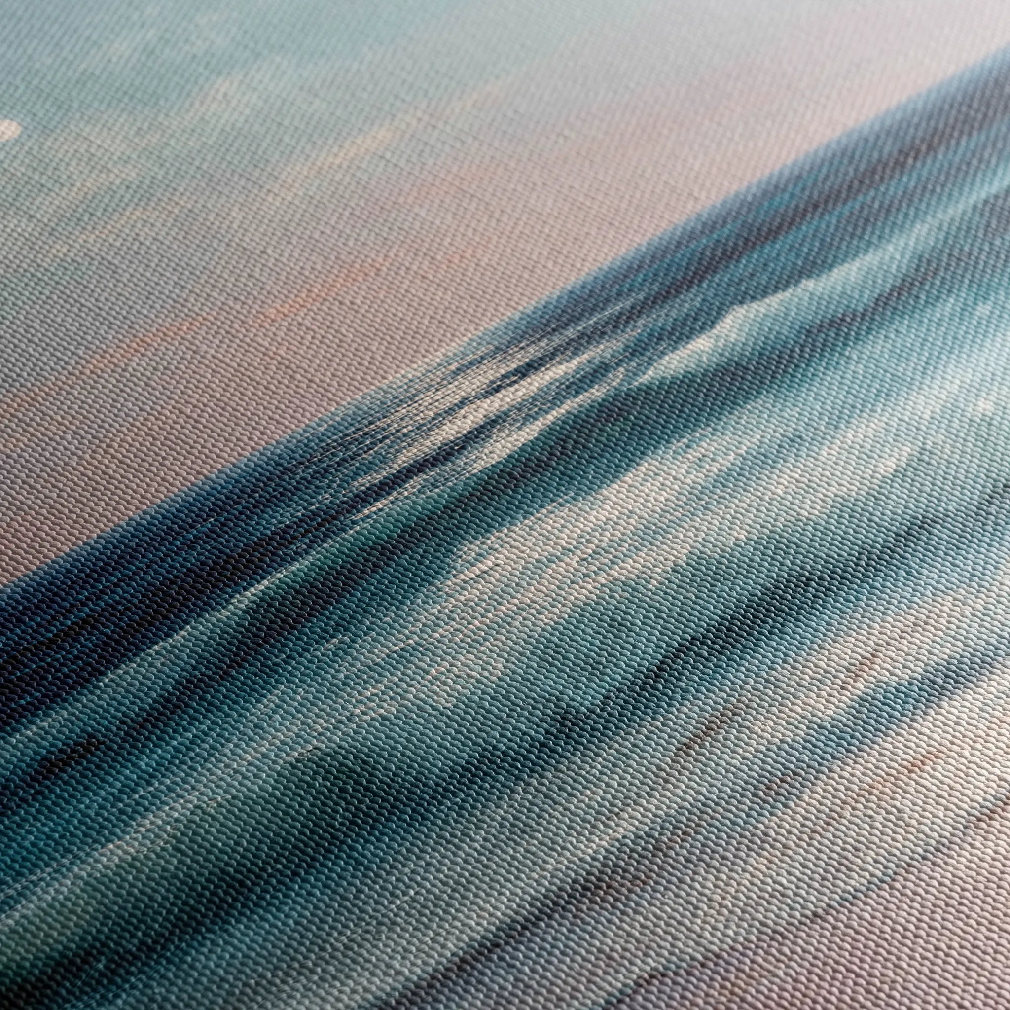 Abstract 951 Canvas Art 16" x 16" / 40 x 40 cm / Black