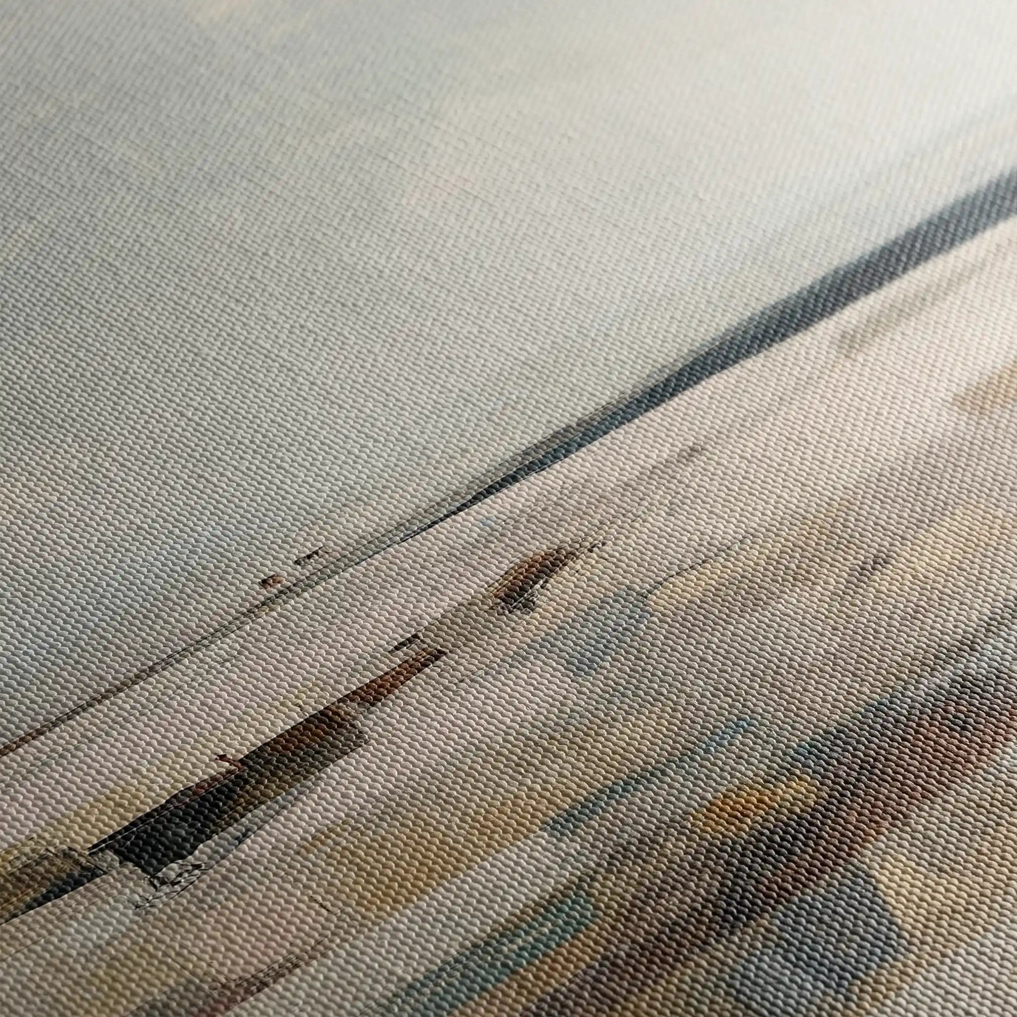 Abstract 964 Canvas Art 16" x 16" / 40 x 40 cm / Black