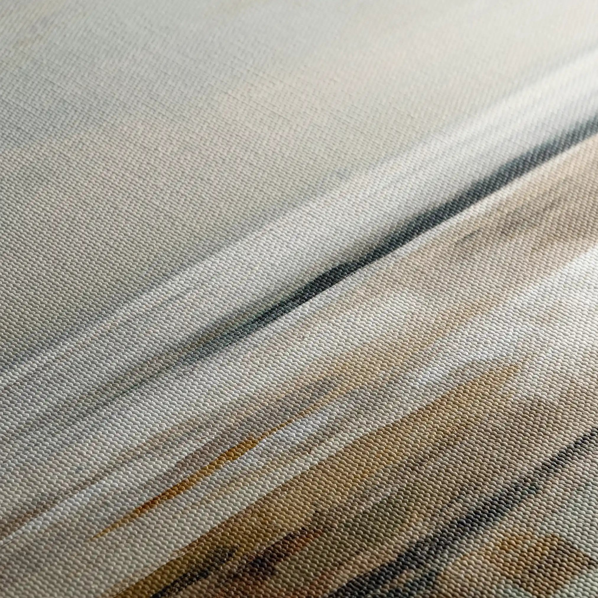 Abstract 966 Canvas Art 16" x 16" / 40 x 40 cm / Black