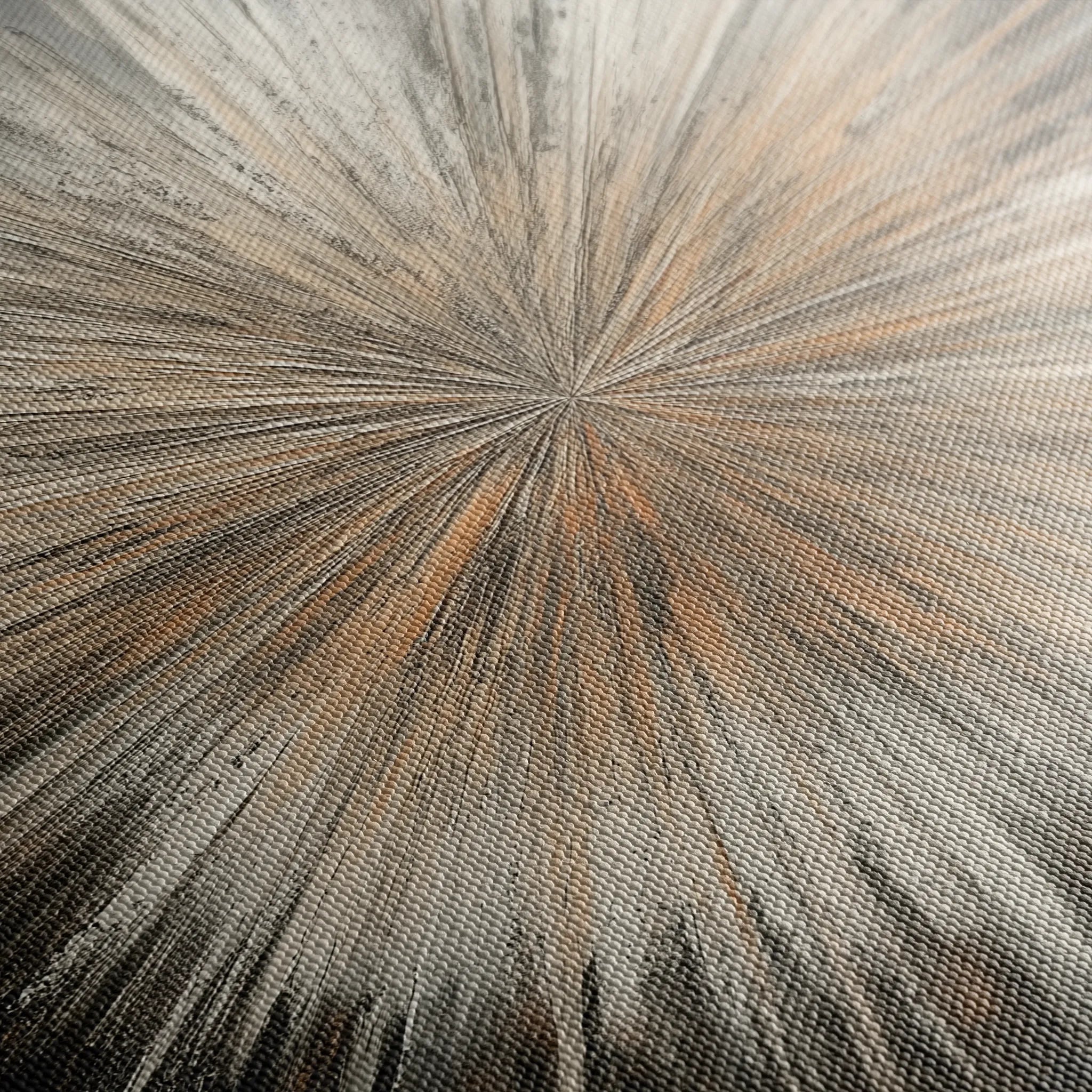 Abstract 977 Canvas Art 16" x 16" / 40 x 40 cm / Black