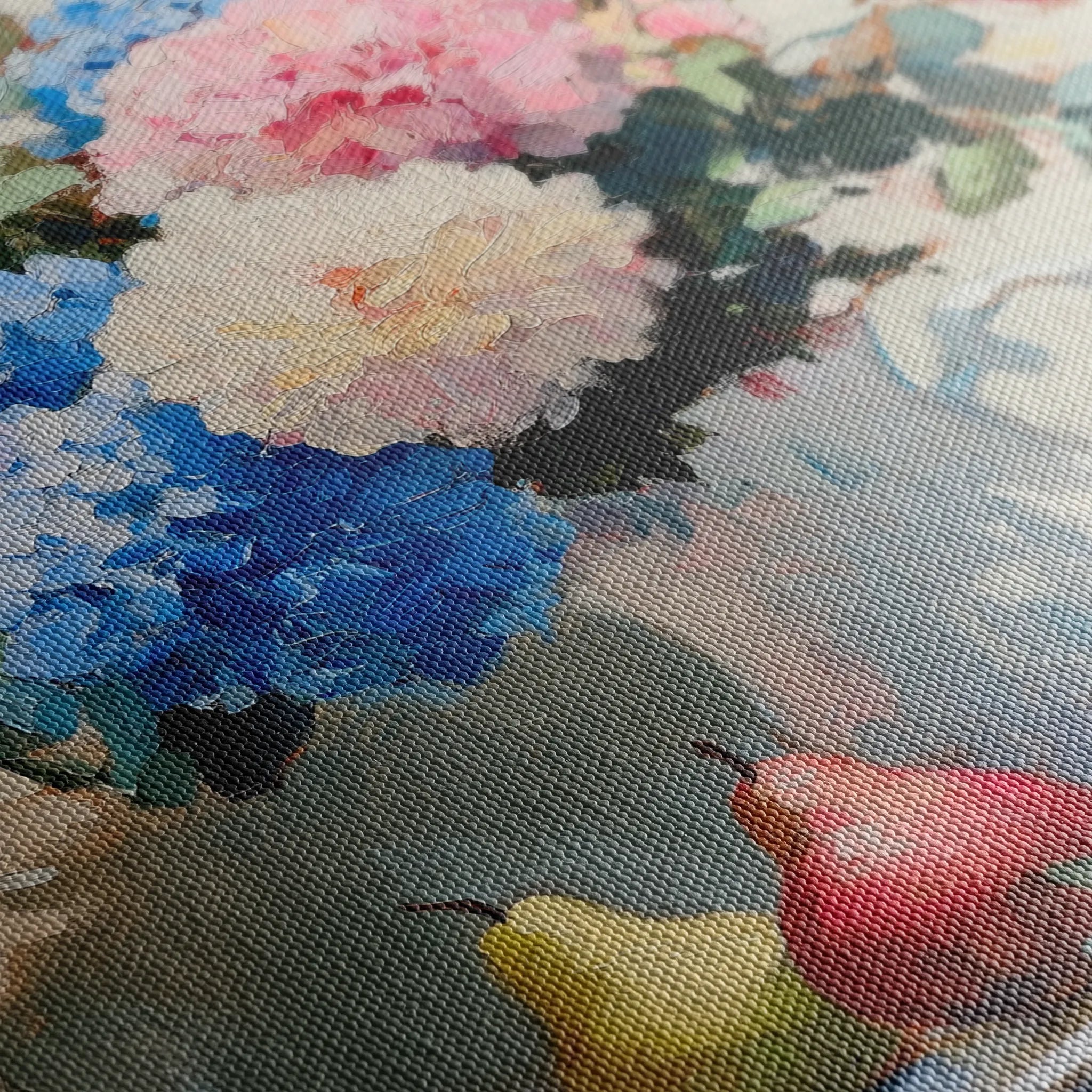 Floral 979 Canvas Art 18" x 24" / 45 x 60 cm / Black