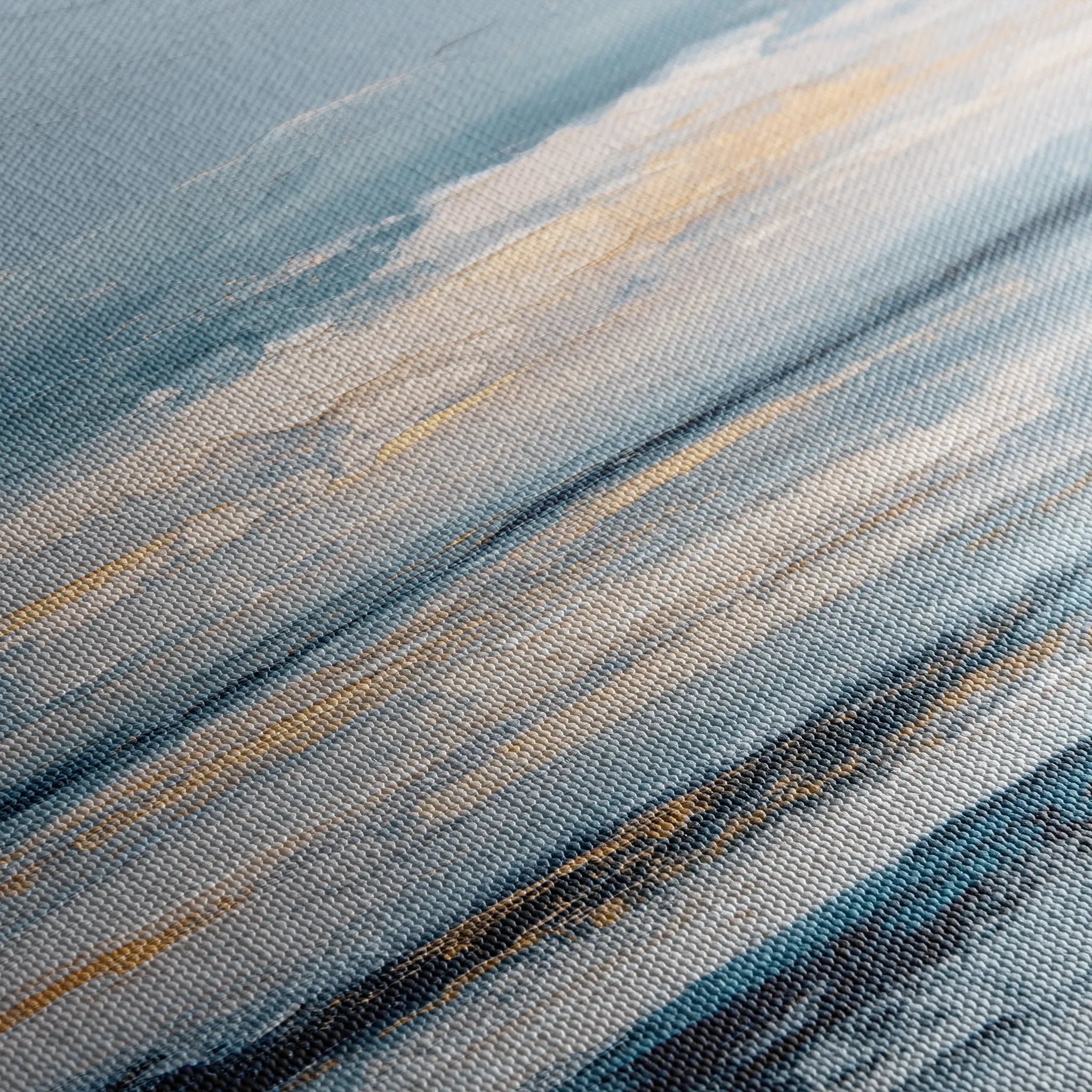 Abstract 995 Canvas Art 16" x 16" / 40 x 40 cm / Black