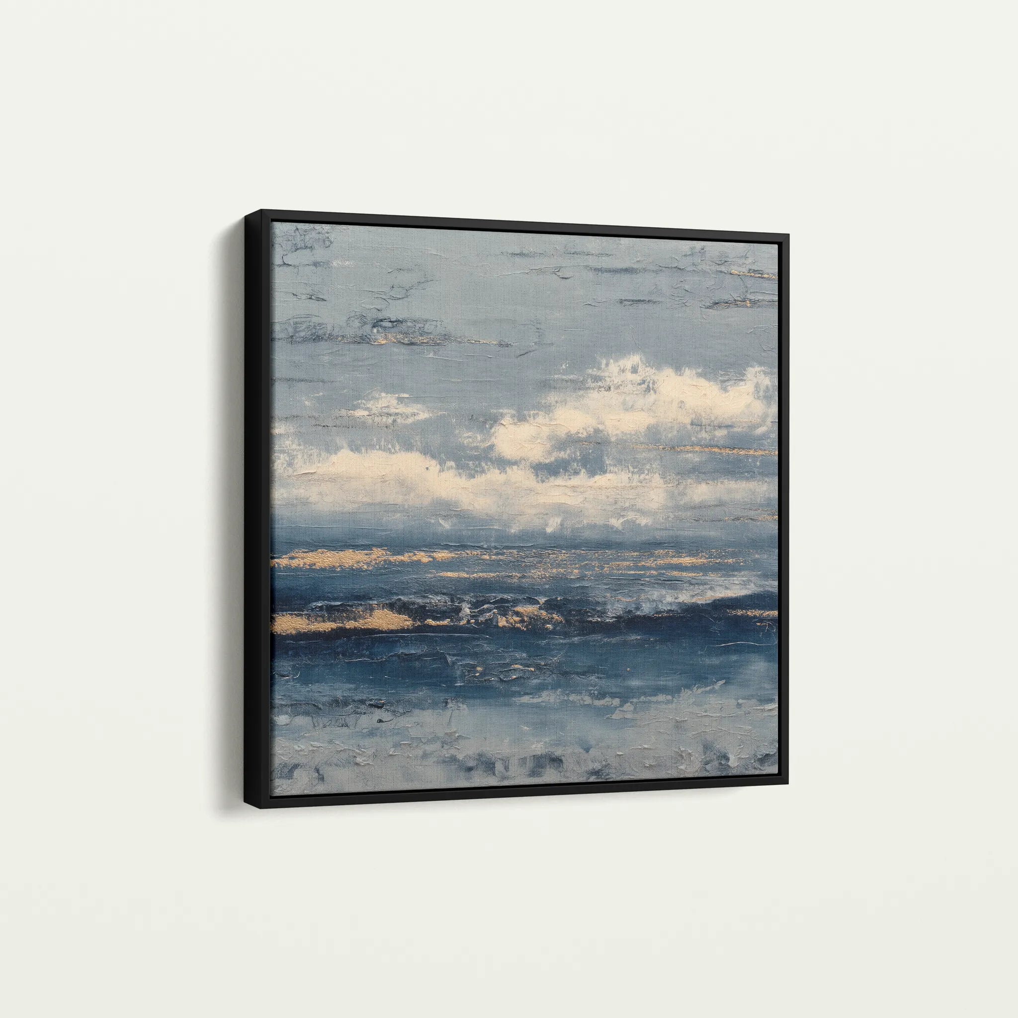 Abstract 999 Canvas Art 16" x 16" / 40 x 40 cm / Black