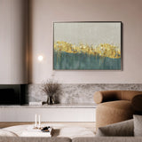 Abstract 001 Canvas Art 18" x 24" / 45 x 60 cm / Black