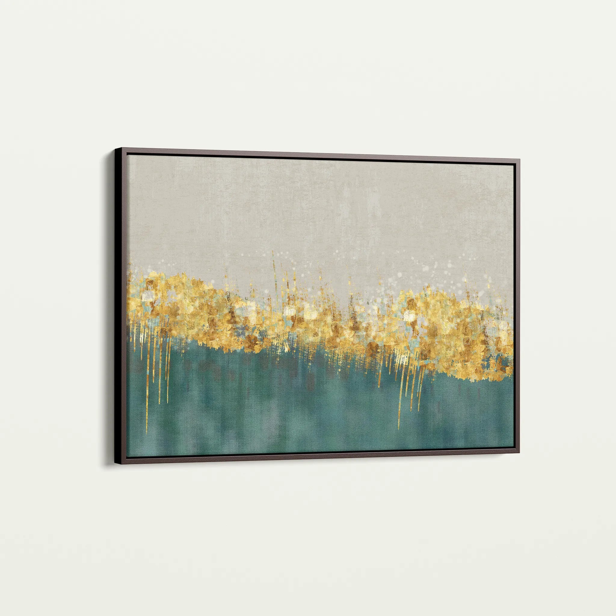 Abstract 001 Canvas Art 18" x 24" / 45 x 60 cm / Black