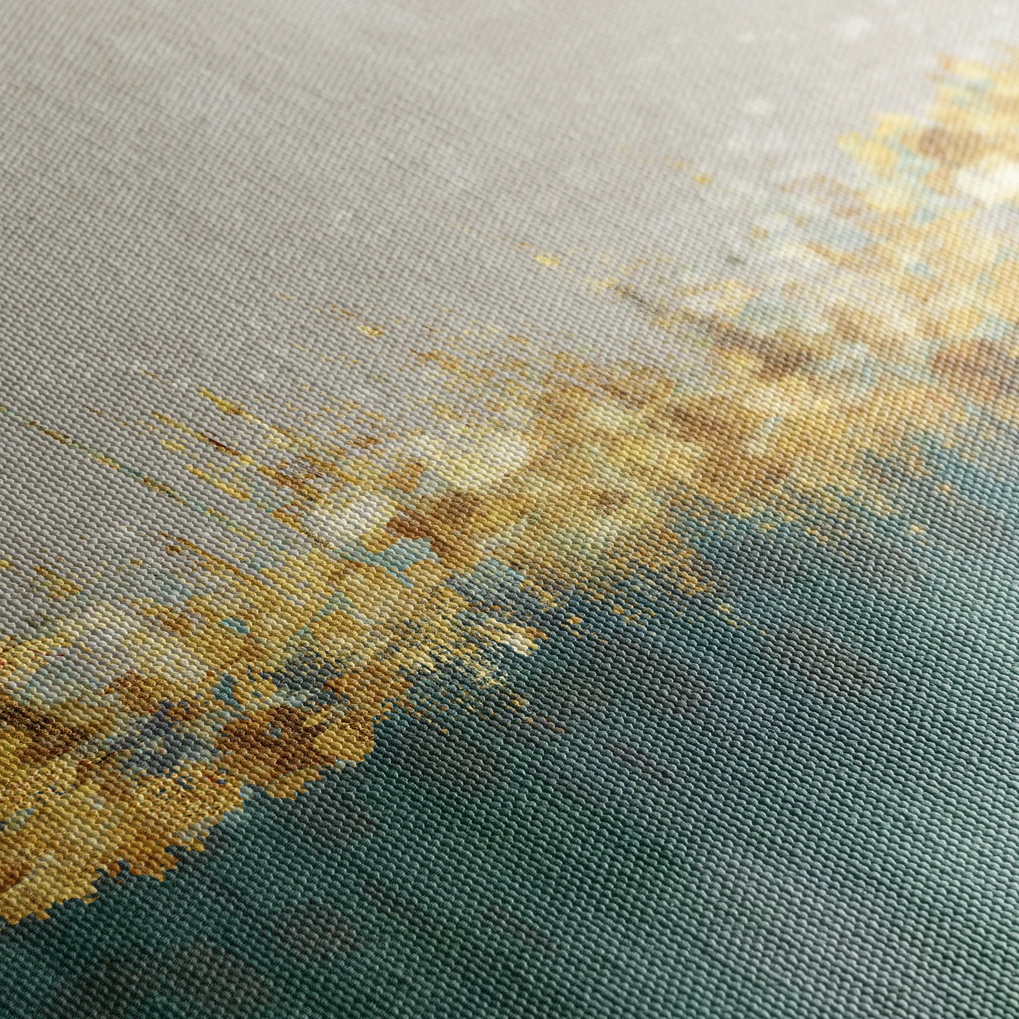 Abstract 001 Canvas Art 18" x 24" / 45 x 60 cm / Black