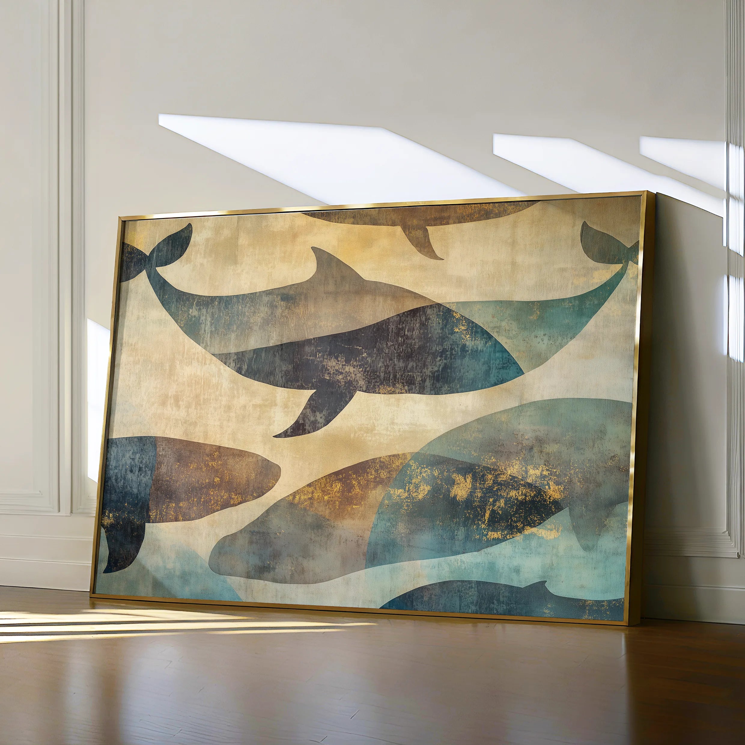 Animals 001 Canvas Art 18" x 24" / 45 x 60 cm / Black