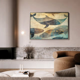 Animals 001 Canvas Art 18" x 24" / 45 x 60 cm / Black