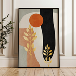 Boho 001 Canvas Art 18" x 24" / 45 x 60 cm / Black