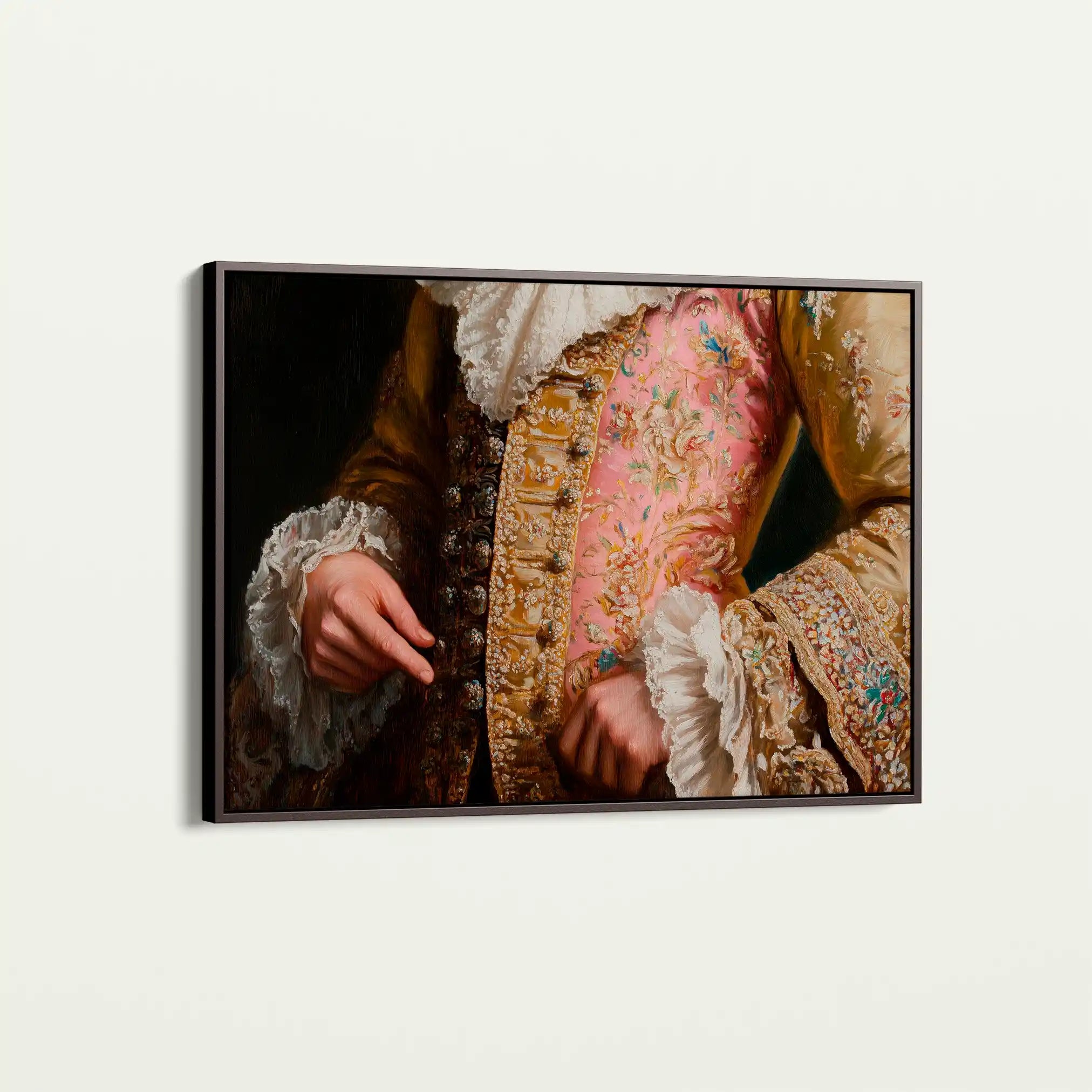Classic 001 Canvas Art 18" x 24" / 45 x 60 cm / Black