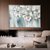 Floral 001 Canvas Art 18" x 24" / 45 x 60 cm / Black