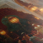 Orientalist 001 Canvas Art 18" x 24" / 45 x 60 cm / Black