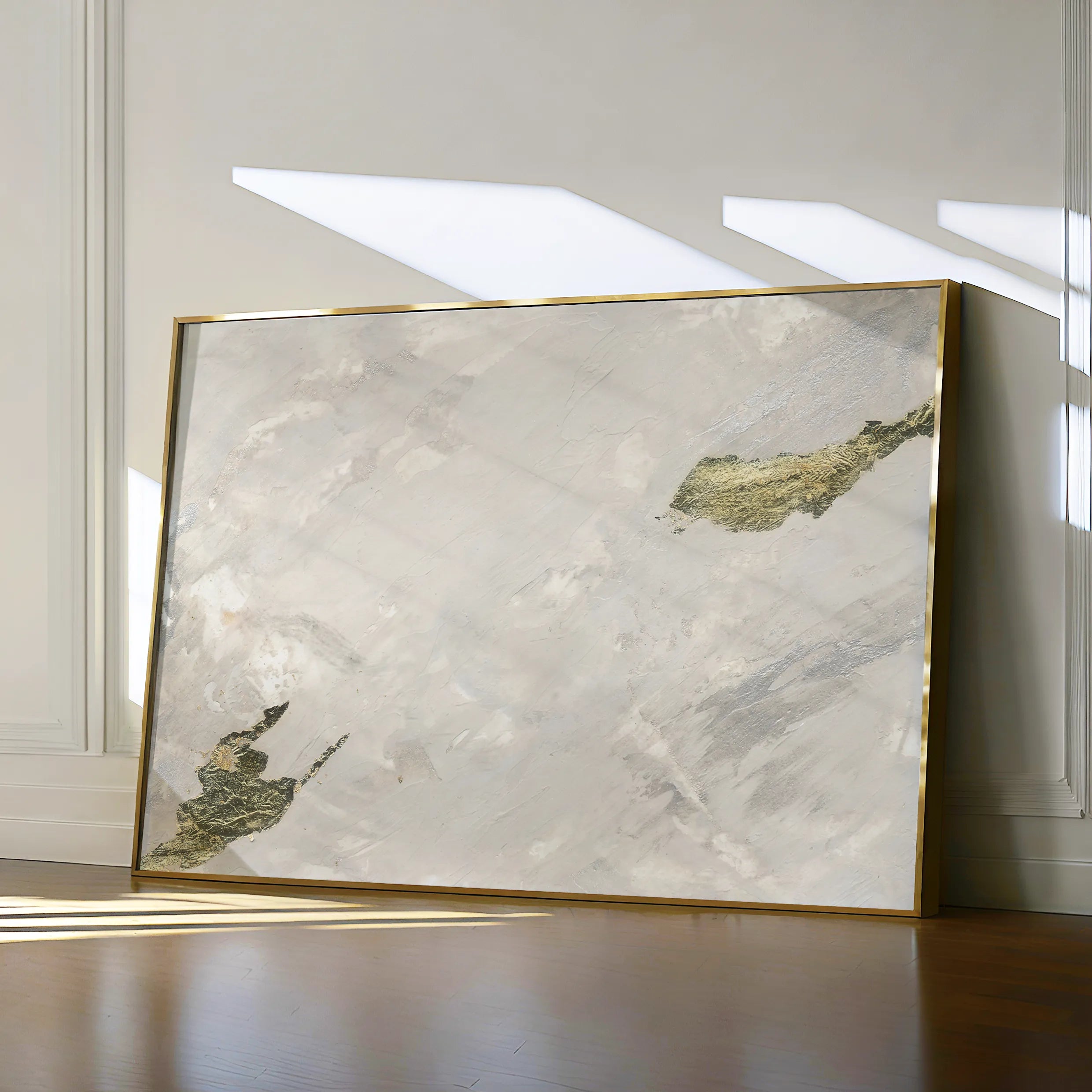 Abstract 002 Canvas Art 18" x 24" / 45 x 60 cm / Black