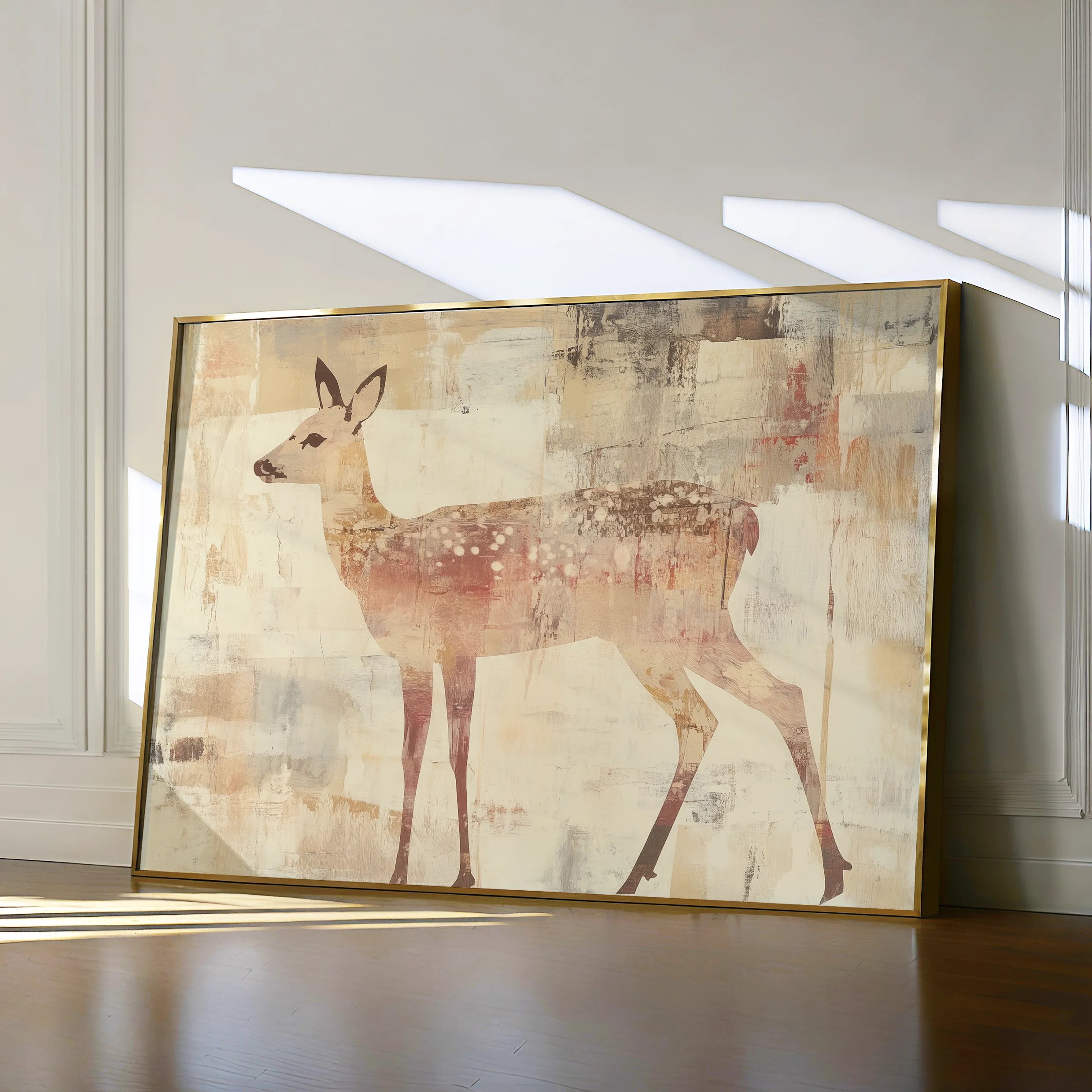 Animals 002 Canvas Art 18" x 24" / 45 x 60 cm / Black