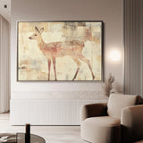 Animals 002 Canvas Art 18" x 24" / 45 x 60 cm / Black