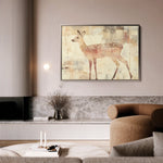 Animals 002 Canvas Art 18" x 24" / 45 x 60 cm / Black