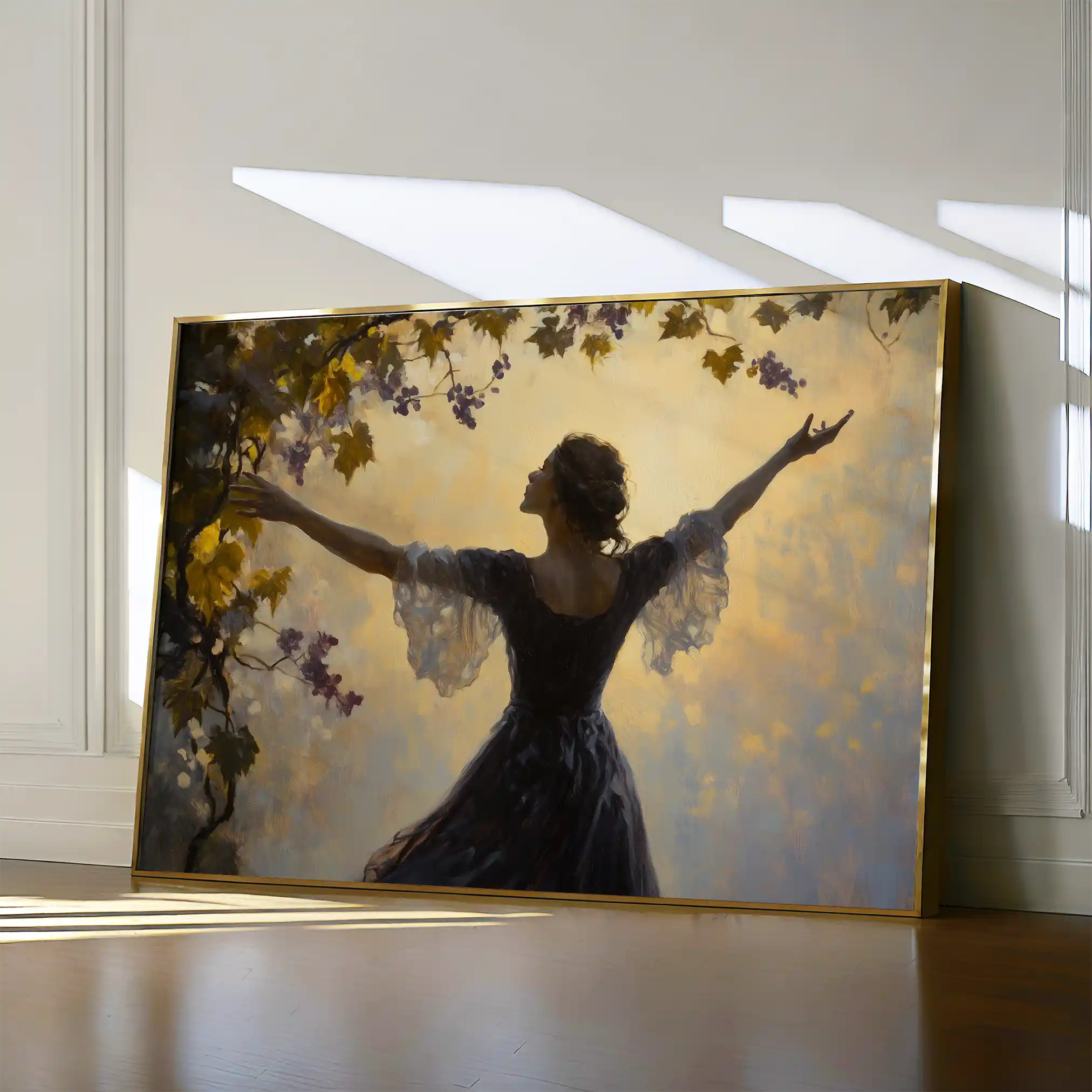 Classic 002 Canvas Art 18" x 24" / 45 x 60 cm / Black