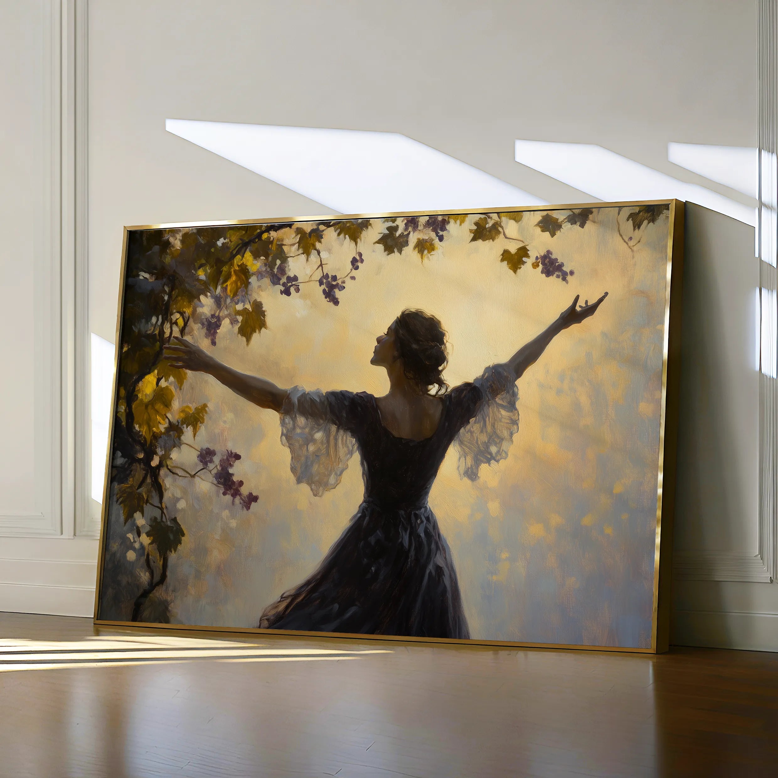 Classic 002 Canvas Art 18" x 24" / 45 x 60 cm / Black