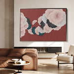 Floral 002 Canvas Art 18" x 24" / 45 x 60 cm / Black