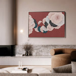 Floral 002 Canvas Art 18" x 24" / 45 x 60 cm / Black