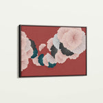 Floral 002 Canvas Art 18" x 24" / 45 x 60 cm / Black