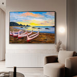 Landscape 002 Canvas Art 18" x 24" / 45 x 60 cm / Black
