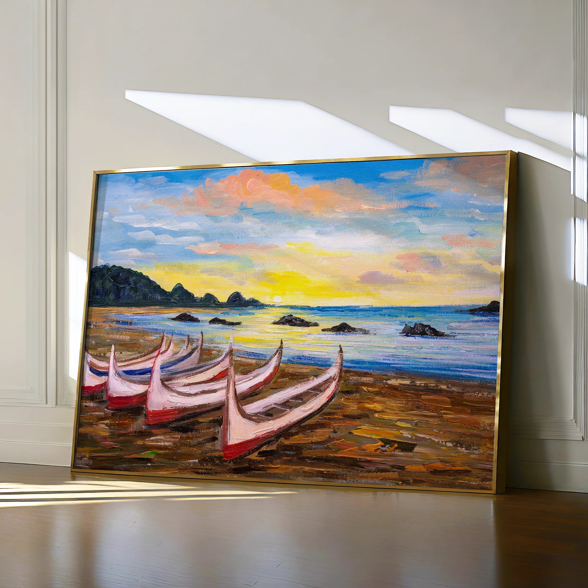 Landscape 002 Canvas Art 18" x 24" / 45 x 60 cm / Black