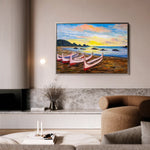 Landscape 002 Canvas Art 18" x 24" / 45 x 60 cm / Black