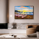 Landscape 002 Canvas Art 18" x 24" / 45 x 60 cm / Black