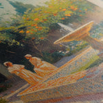 Orientalist 002 Canvas Art 18" x 24" / 45 x 60 cm / Black