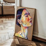 Portrait 002 Canvas Art 18" x 24" / 45 x 60 cm / Black