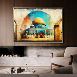 Palestine 002 Canvas Art 60 x 40 cm / Black