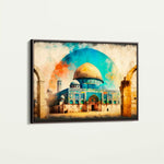 Palestine 002 Canvas Art 60 x 40 cm / Black