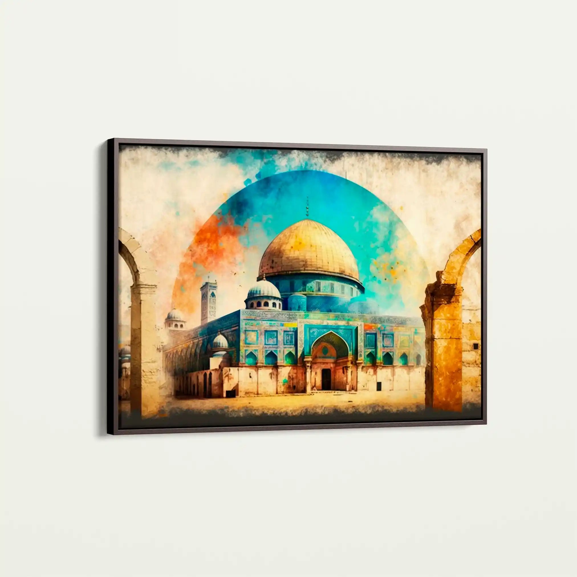 Palestine 002 Canvas Art 60 x 40 cm / Black