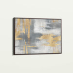 Abstract 003 Canvas Art 18" x 24" / 45 x 60 cm / Black